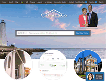 Tablet Screenshot of carbuttirealestate.com